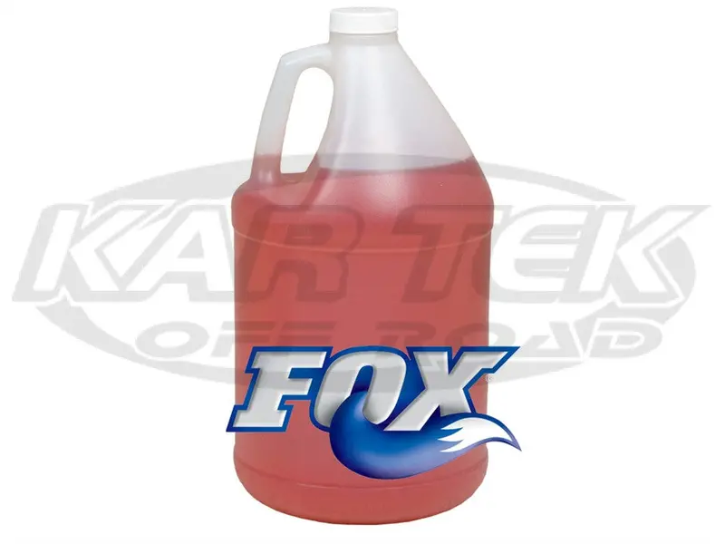 Fox 7W Red Extreme Shock Absorber Oil For Factory Series Or Performance Series Shock 1 Gallon Bottle 1