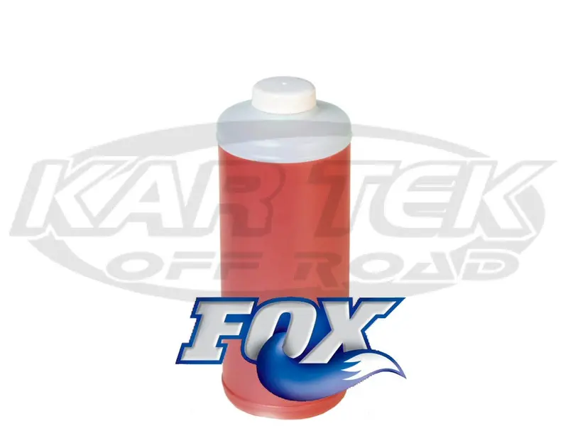 Fox 7W Red Extreme Shock Absorber Oil For Factory Series Or Performance Series Shocks 1 Quart Bottle 1