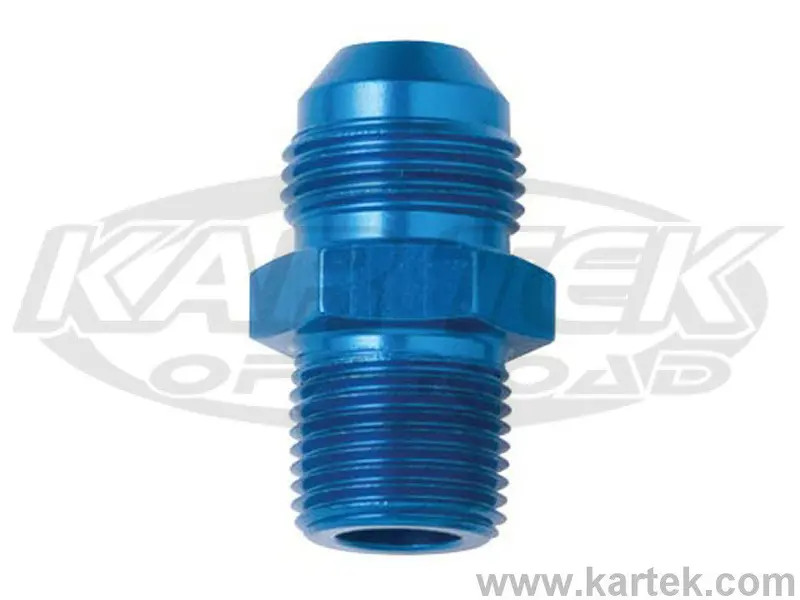 Fragola 10Mm-1.0 Thread To An -6 Blue Anodized Aluminum An Metric Adapter Fittings 1