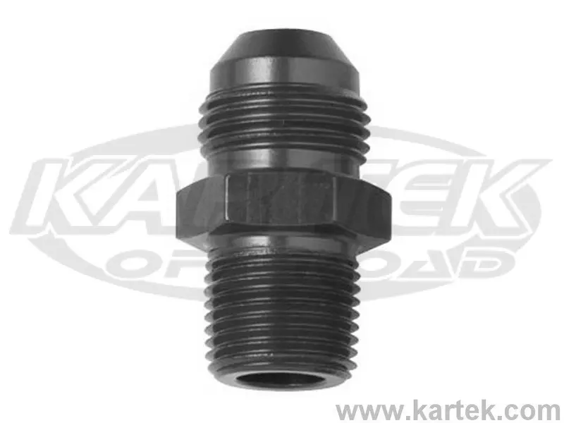 Fragola 12Mm-1.5 Thread To An -10 Black Anodized Aluminum An Metric Adapter Fittings 1