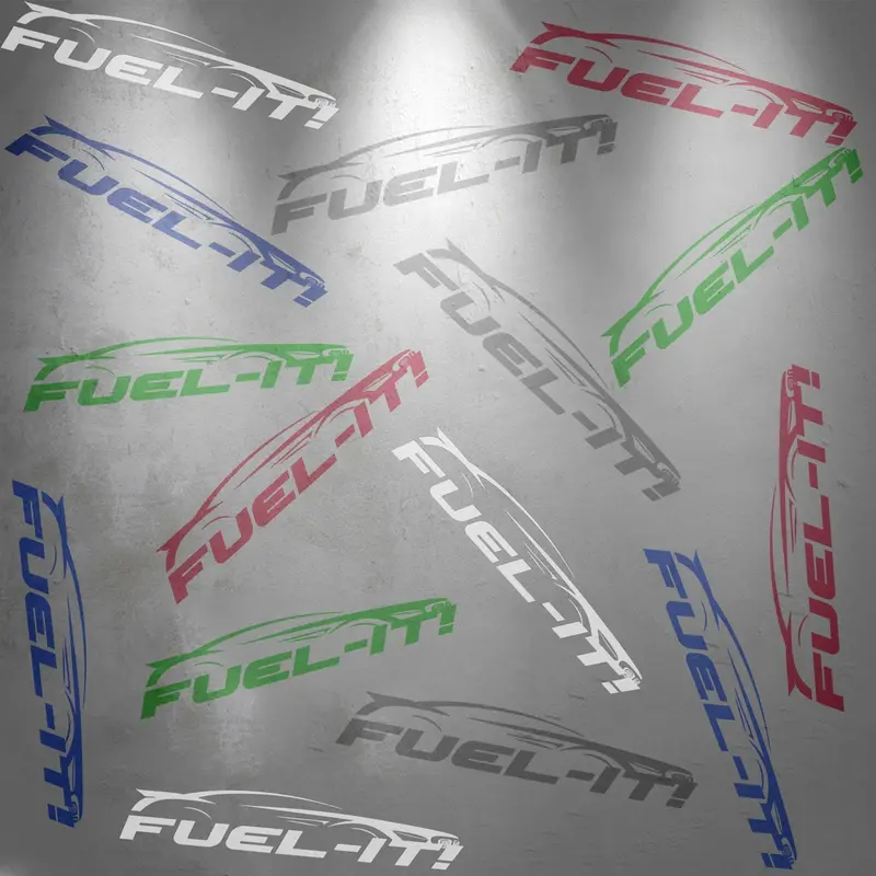 Fuel-It Logo Sticker Sheet (Two Pack) 1