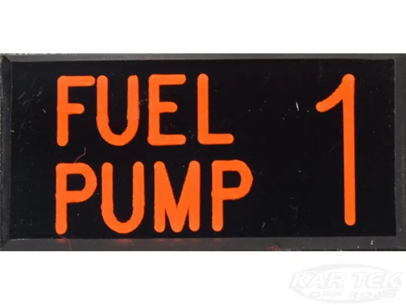 Fuel Pump 1 Dash Badge Self Adhesive Id Label For Your Indicator Lights Or Switches 1