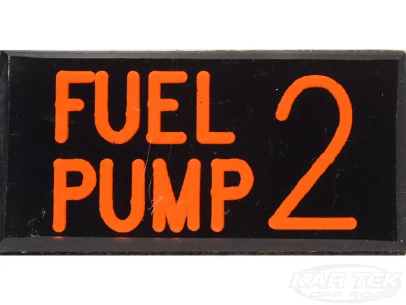 Fuel Pump 2 Dash Badge Self Adhesive Id Label For Your Indicator Lights Or Switches 1