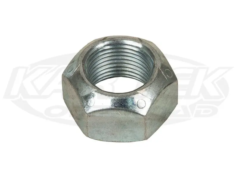 Grade 8 Fine Thread 5/8-18 Stover Lock Nut Silver Zinc Plated 1