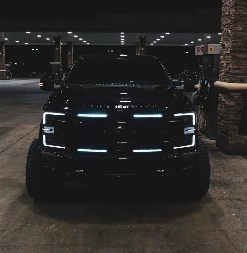Grille Lighting Kit - 4 X 14" Leds For Ford F250 / Chev 2500 / Gmc 2500 1