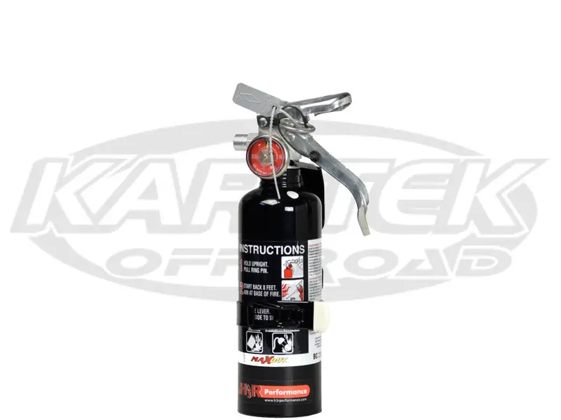 H3r Performance 1 Lbs Black Fire Extinguisher Regular Dry Chemical Extinguisher Class B:C 1