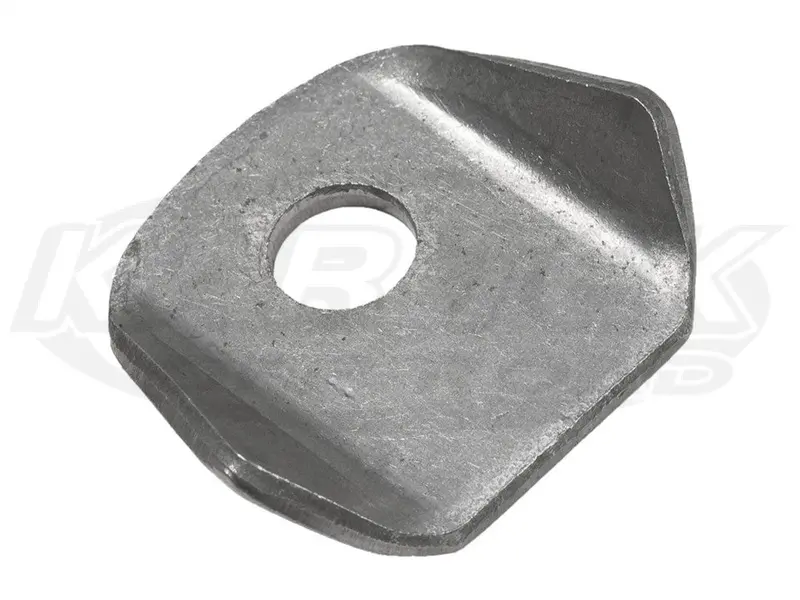 Heavy Duty Formed Radius Tabs 1/2" Hole, 1" Sf, 1/8" Thick, Pair 1