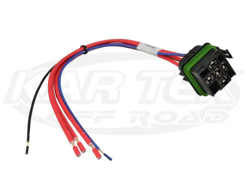 Hella Iso Weatherproof Mini Relay Connector W/ 12" Leads Pigtail For 5 Pin Weatherproof Mini Relays 1