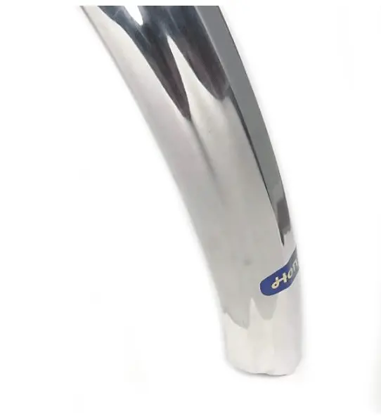 Honjo Polished H47-26N Smooth Mudguards 1