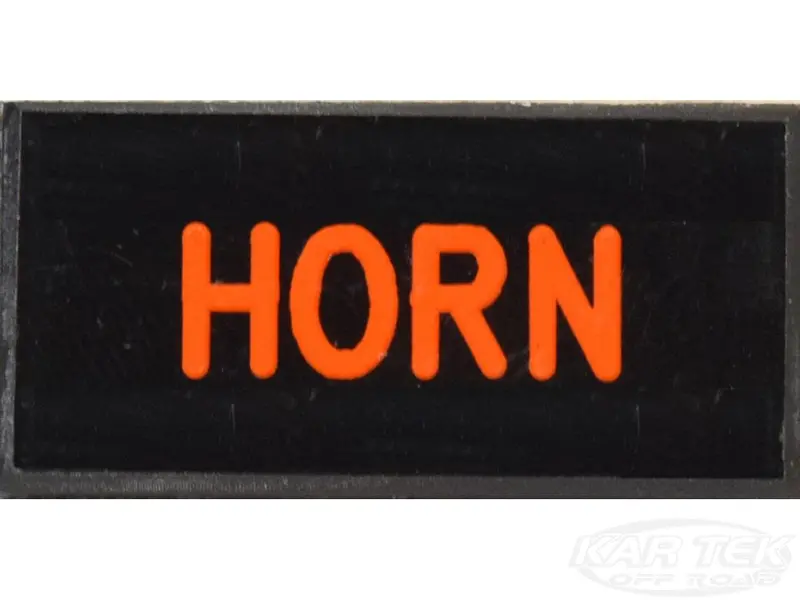 Horn Dash Badge Self Adhesive Id Label For Your Indicator Lights Or Switches 1