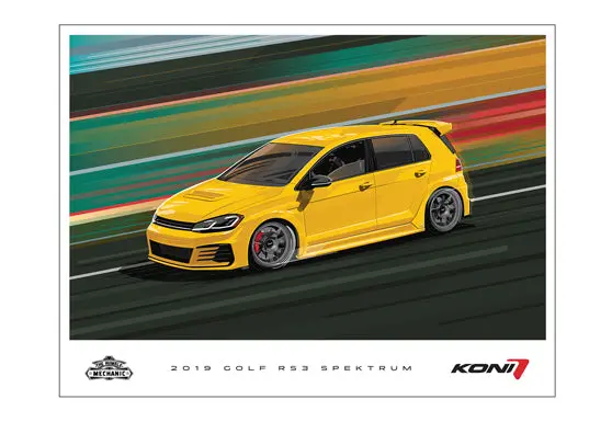 Humble Mechanic Golf Rs3 Poster 1