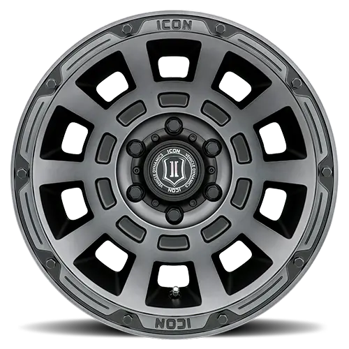 Icon Alloys Thrust Smk Satin Black Aro 17" 1