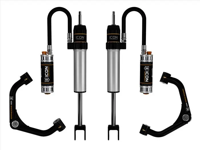 Icon Vehicle Dynamics 2020-Up Gm 2500Hd 3500Hd 0 To 2 Inch Cdcv Shock System W/ Tubular Upper Control Arms 1