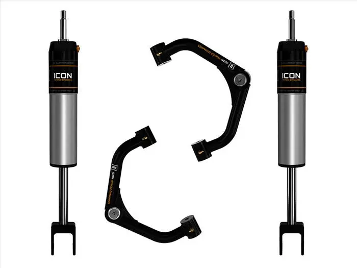 Icon Vehicle Dynamics 2020-Up Gm 2500Hd 3500Hd 0 To 2 Inch Ir Shock System W/ Tubular Upper Control Arms 1
