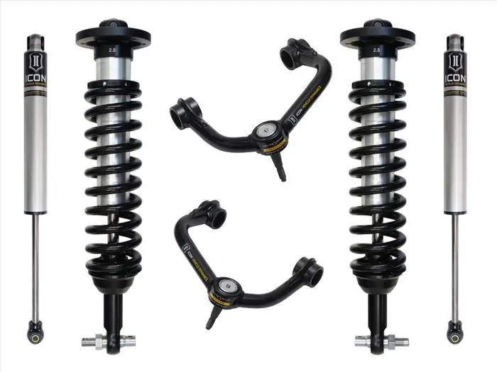Icon Vehicle Dynamics 2021-Up Ford F150 2Wd 0 To 3 Inch Stage 2 Suspension System W/ Tubular Uca 1