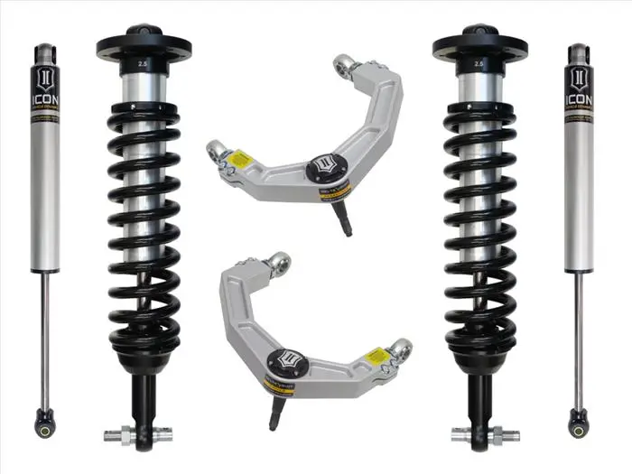 Icon Vehicle Dynamics 2021-Up Ford F150 4Wd 0 To 2.75 Inch Stage 2 Suspension System W/ Billet Uca 1