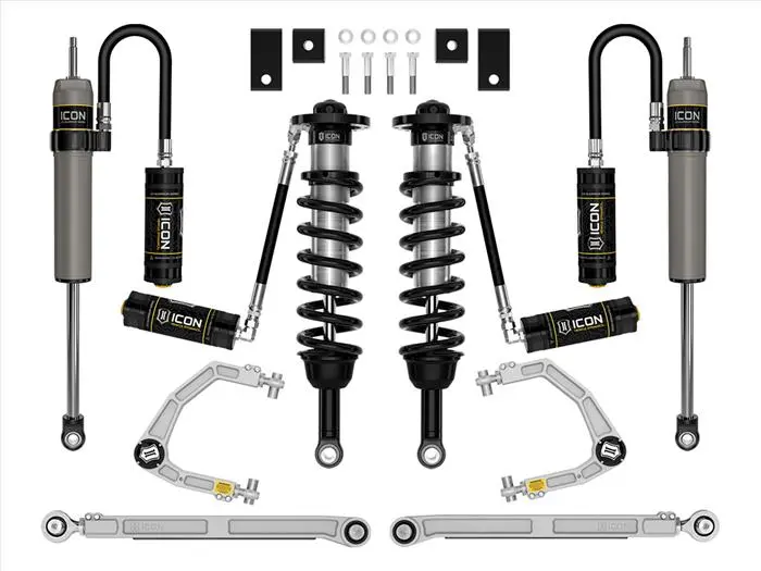 Icon Vehicle Dynamics 2022+ Toyota Tundra 1.25 To 3.5 Inch Stage 8 Suspension System 2.5 W/ Billet Uca K53198 1