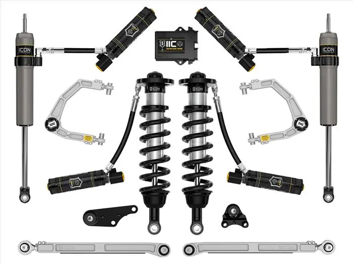 Icon Vehicle Dynamics 2024+ Toyota Tacoma 4Wd 1.25 To 3 Inch Stage 10 Suspension System W/ Billet Uca K53300 1