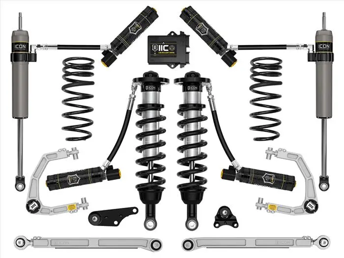Icon Vehicle Dynamics 2024+ Toyota Tacoma 4Wd 1.25 To 3 Inch Stage 10 Suspension System W/ Billet Uca Triple Rate Rear Springs K53300s 1