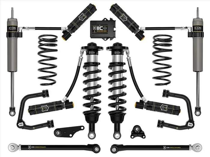 Icon Vehicle Dynamics 2024+ Toyota Tacoma 4Wd 1.25 To 3 Inch Stage 10 Suspension System W/ Tubular Uca Triple Rate Springs K53300ts 1