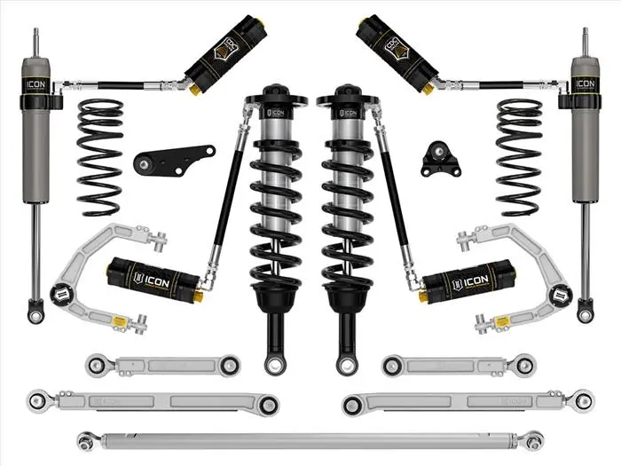 Icon Vehicle Dynamics 2024+ Toyota Tacoma 4Wd 1.25 To 3 Inch Stage 11 Suspension System W/ Billet Uca K53301 1