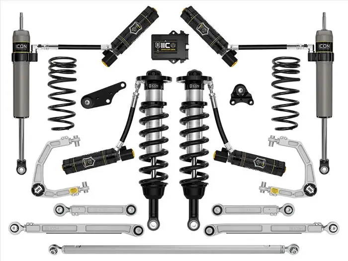 Icon Vehicle Dynamics 2024+ Toyota Tacoma 4Wd 1.25 To 3 Inch Stage 13 Suspension System W/ Billet Uca K53303 1