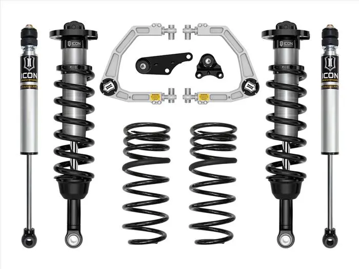 Icon Vehicle Dynamics 2024+ Toyota Tacoma 4Wd 1.25 To 3 Inch Stage 2 Suspension System W/ Billet Uca Triple Rate Rear Spring K53292s 1