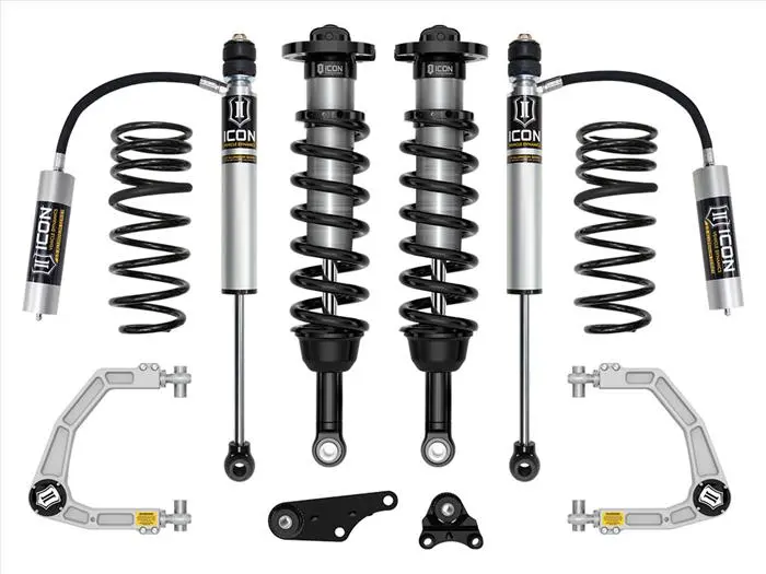 Icon Vehicle Dynamics 2024+ Toyota Tacoma 4Wd 1.25 To 3 Inch Stage 3 Suspension System W/ Billet Uca Triple Rate Rear Springs K53293s 1