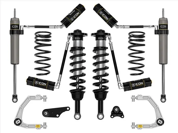 Icon Vehicle Dynamics 2024+ Toyota Tacoma 4Wd 1.25 To 3 Inch Stage 4 Suspension System W/ Billet Uca Triple Rate Rear Spring K53294s 1
