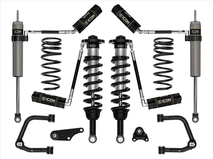 Icon Vehicle Dynamics 2024+ Toyota Tacoma 4Wd 1.25 To 3 Inch Stage 4 Suspension System W/ Tubular Uca Triple Rate Rear Springs K53294ts 1