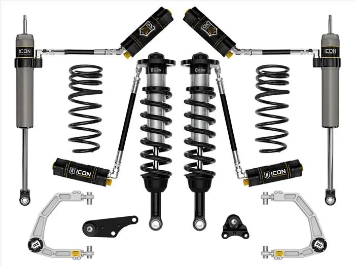 Icon Vehicle Dynamics 2024+ Toyota Tacoma 4Wd 1.25 To 3 Inch Stage 5 Suspension System W/ Billet Uca Triple Rate Rear Springs K53295s 1
