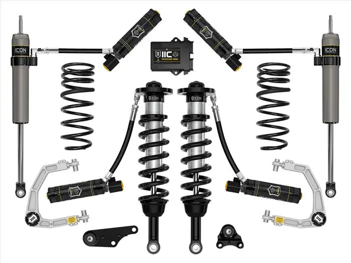Icon Vehicle Dynamics 2024+ Toyota Tacoma 4Wd 1.25 To 3 Inch Stage 6 Suspension System W/ Billet Uca Triple Rate Rear Springs K53296s 1