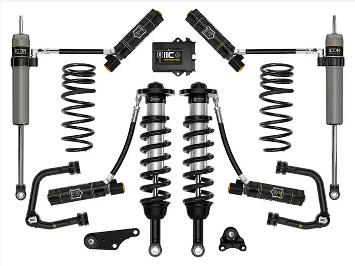 Icon Vehicle Dynamics 2024+ Toyota Tacoma 4Wd 1.25 To 3 Inch Stage 6 Suspension System W/ Tubular Uca Triple Rate Rear Springs K53296ts 1
