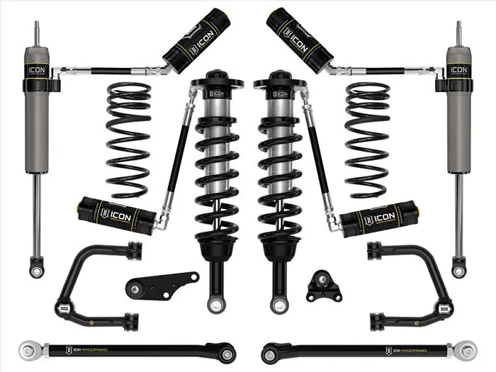 Icon Vehicle Dynamics 2024+ Toyota Tacoma 4Wd 1.25 To 3 Inch Stage 7 Suspension System W/ Tubular Uca Triple Rate Rear Springs K53297ts 1