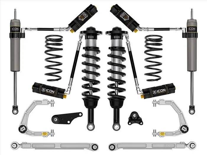 Icon Vehicle Dynamics 2024+ Toyota Tacoma 4Wd 1.25 To 3 Inch Stage 8 Suspension System W/ Billet Uca Triple Rate Rear Springs K53298s 1