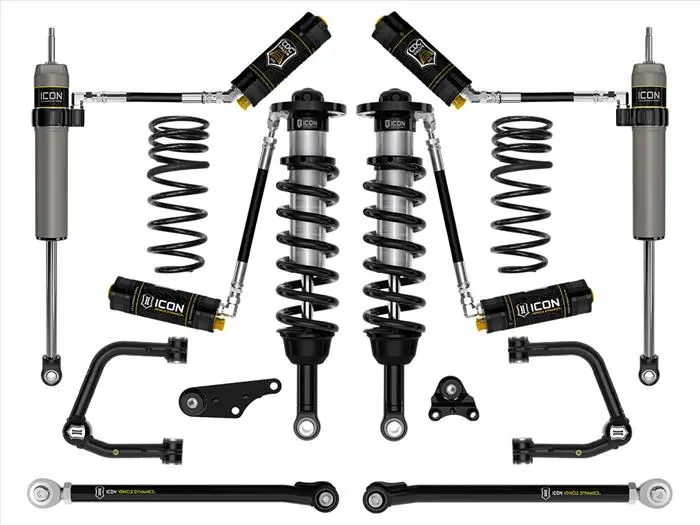Icon Vehicle Dynamics 2024+ Toyota Tacoma 4Wd 1.25 To 3 Inch Stage 8 Suspension System W/ Tubular Uca Triple Rate Rear Springs K53298ts 1