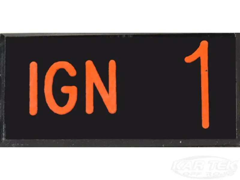 Ign 1 Dash Badge Self Adhesive Id Label For Your Indicator Lights Or Switches 1