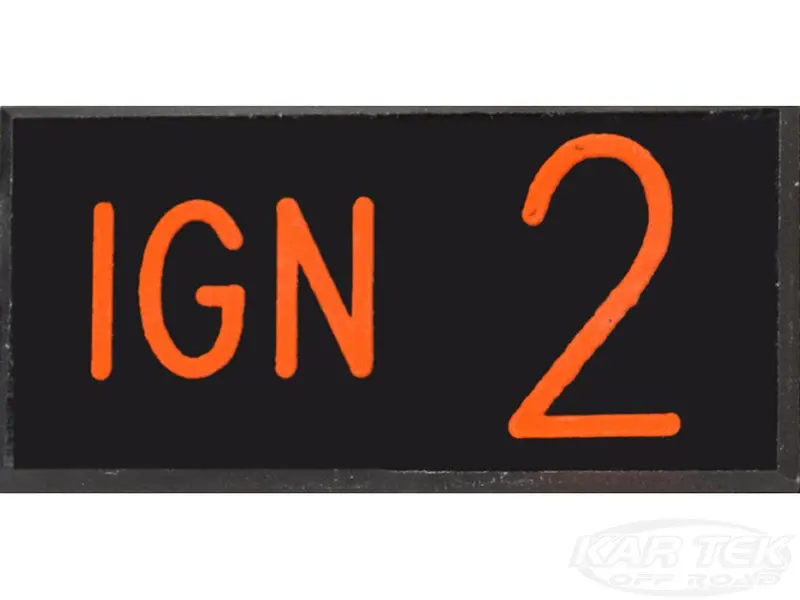 Ign 2 Dash Badge Self Adhesive Id Label For Your Indicator Lights Or Switches 1