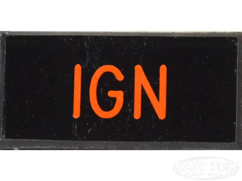 Ign Dash Badge Self Adhesive Id Label For Your Indicator Lights Or Switches 1