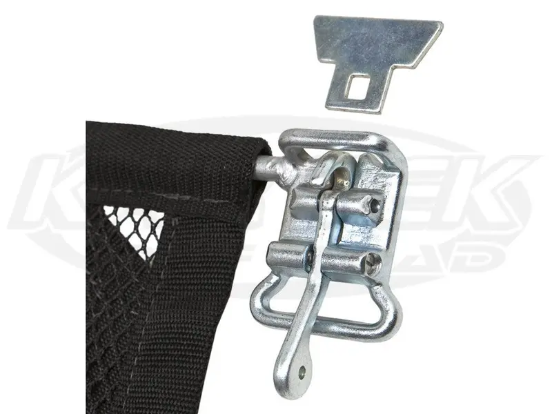 Jaz Products Quick Release Seat Belt Style Latch Window Net Mounting Kit 29" Rod Length 1