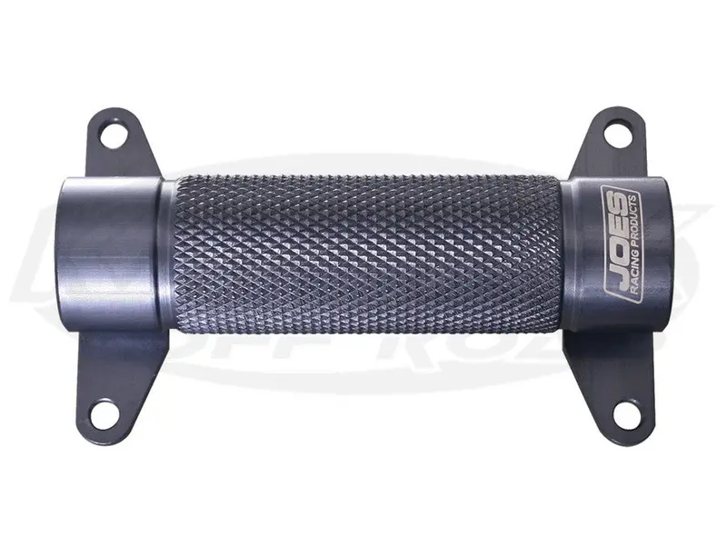 Joes Racing Products Billet Aluminum Knurled Foot Heel Stop 4" Long 1-1/8" Tall 1
