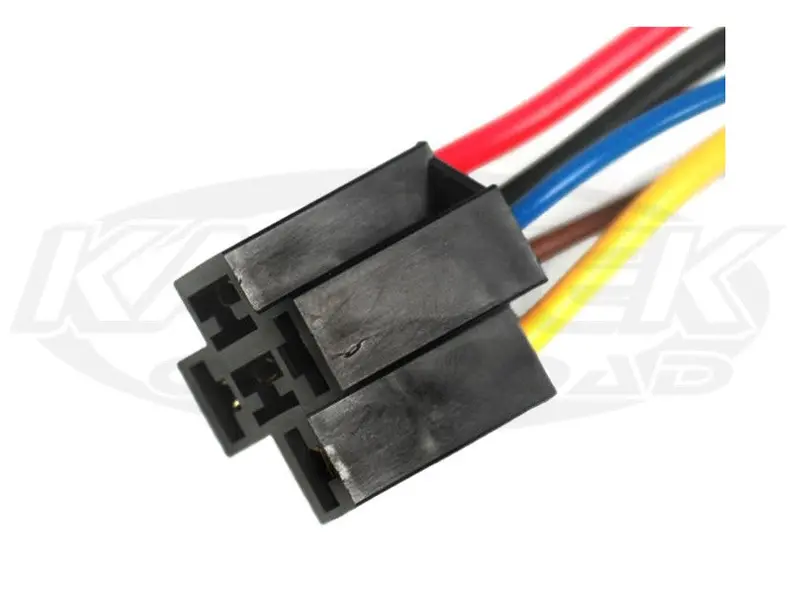 K4 12V Relay Socket W/ 6" Long Leads 1