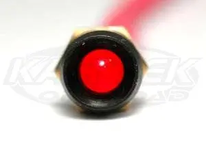 K4 Single Led W/ Black Bezel - Standard Red 1