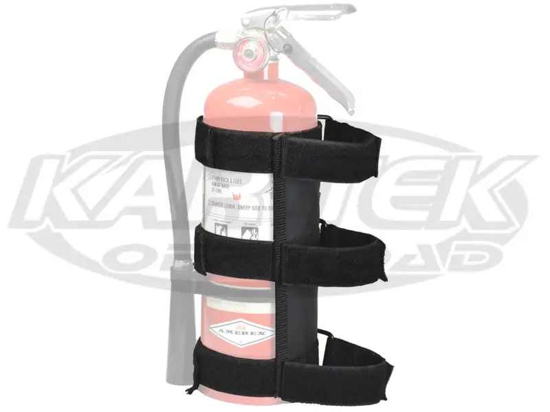 Kartek Off-Road 2 Pound Up To 5 Pound Fire Extinguisher Velcro Mount For Roll Cage Tubing Up To 2" 1