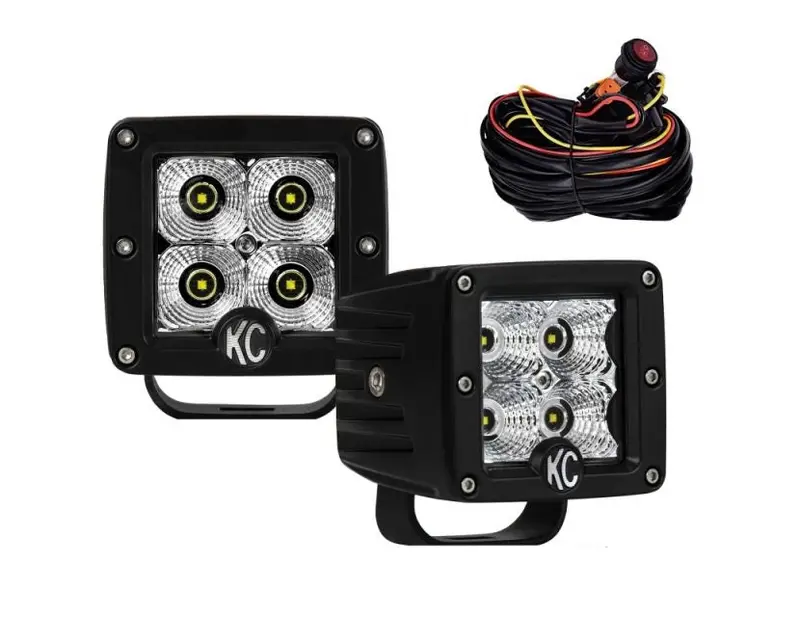 Kc Hilites Par De Neblineros Led Serie C3 Sistema De 2 Luces 24 W- Toyota 4Runner 10-20 1