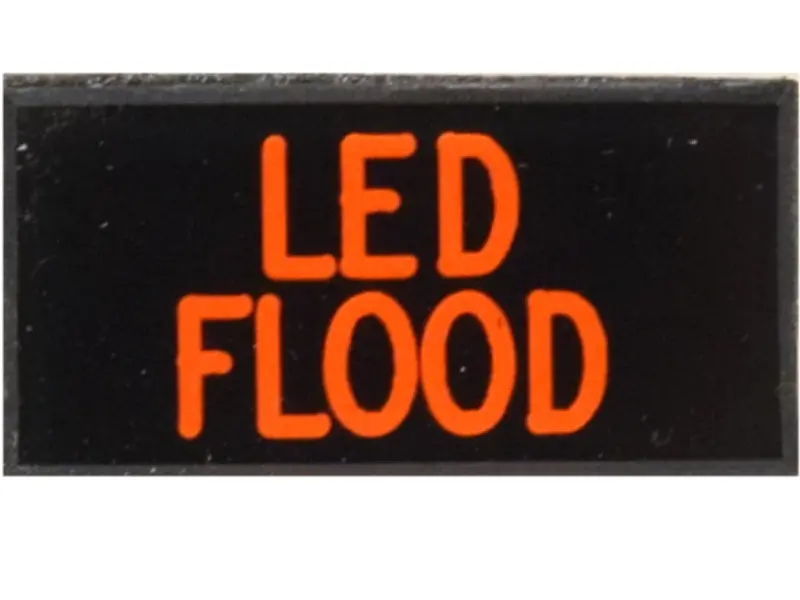 Led Flood Lights Dash Badge Self Adhesive Id Label For Your Indicator Lights Or Switches 1