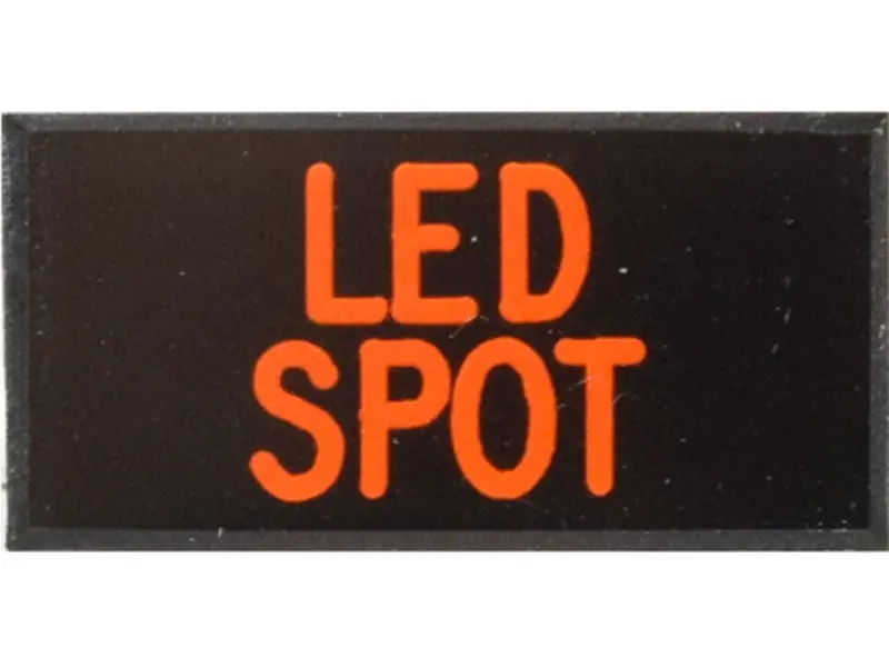 Led Spot Lights Dash Badge Self Adhesive Id Label For Your Indicator Lights Or Switches 1