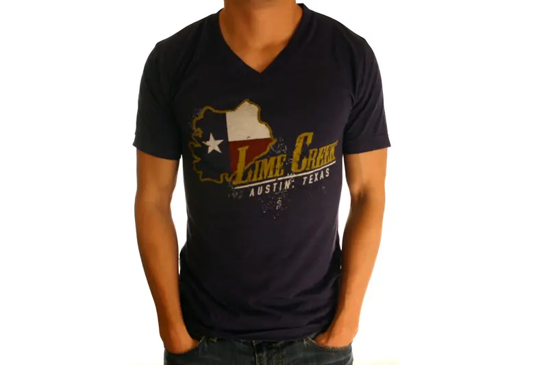Lime Creek Tee (Heather Blue) 1