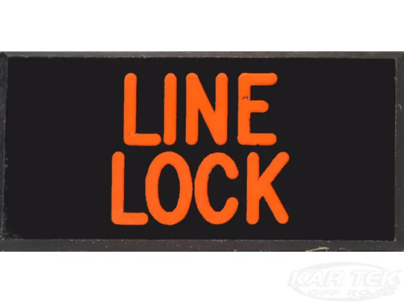 Line Lock Dash Badge Self Adhesive Id Label For Your Indicator Lights Or Switches 1