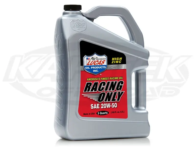 Lucas Oil Racing Only Motor Oil - Sae 20W-50 20W-50 5 Quart Jug 1